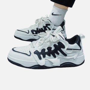 Concert Outfit Arrows Letters Skate Shoes