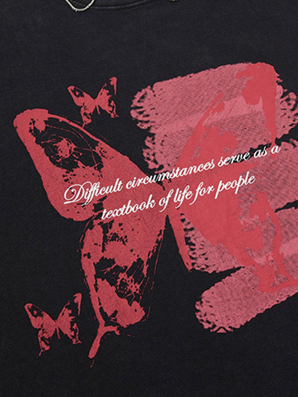 Concert Outfit Asymmetric Distressed Graffiti Chain Vest Concert Outfit Asymmetric Distressed Graffiti Chain Vest