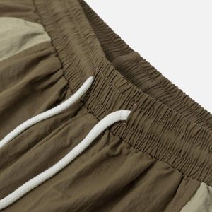 Concert Outfit Athleisure Patchwork Shorts