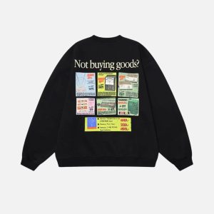 Concert Outfit Back Print Crew Sweatshirt