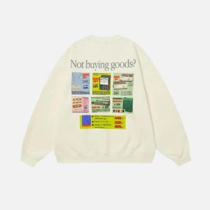 Concert Outfit Back Print Crew Sweatshirt