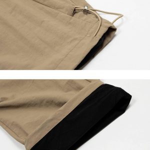 Concert Outfit Baggy Pleated Cargo Pants