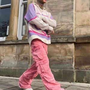 Concert Outfit Barbiecore Cargo Jeans