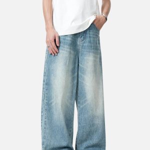 Concert Outfit Basic Barrel Baggy Jeans