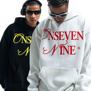 Concert Outfit Basic Letter Print Fleece Hoodie