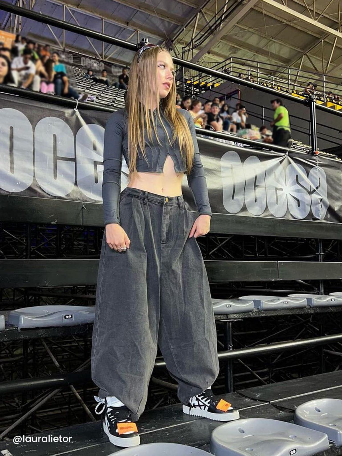 Concert Outfit Basic Tapered Baggy Jeans Concert Outfit Basic Tapered Baggy Jeans