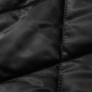 Concert Outfit Beaded Fur Collar Padded Plaid Jacket