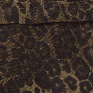 Concert Outfit Big Pocket Leopard Print Shorts