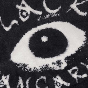 Concert Outfit Black Eye Pattern Sweater