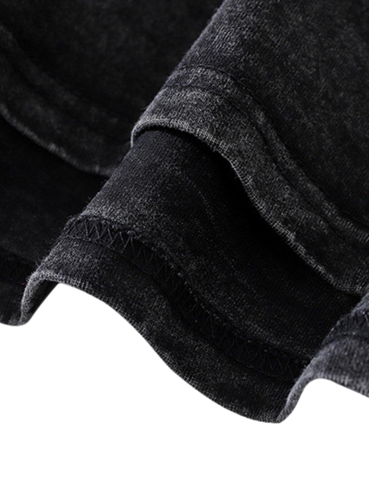 Concert Outfit Black Panther Print T-Shirt Concert Outfit Black Panther Print T-Shirt