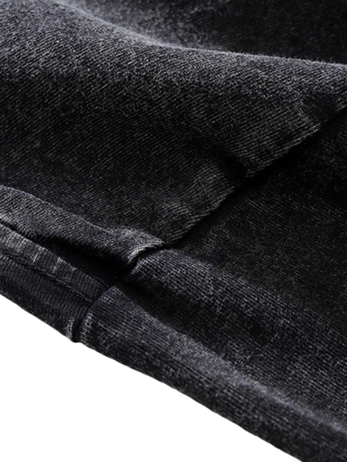 Concert Outfit Black Panther Print T-Shirt Concert Outfit Black Panther Print T-Shirt