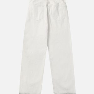 Concert Outfit Black Stains Washed Jeans