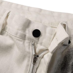 Concert Outfit Black Stains Washed Jeans