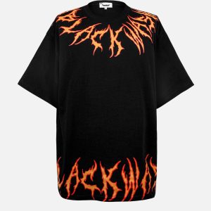 Concert Outfit Blaze Ascend Fiery Design Tee