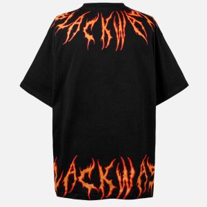 Concert Outfit Blaze Ascend Fiery Design Tee