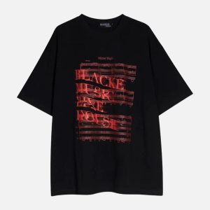 Concert Outfit Blurred Rock Print Tee