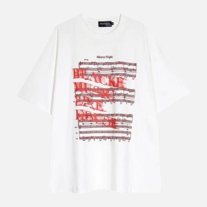 Concert Outfit Blurred Rock Print Tee