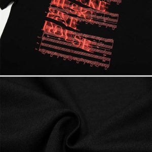 Concert Outfit Blurred Rock Print Tee