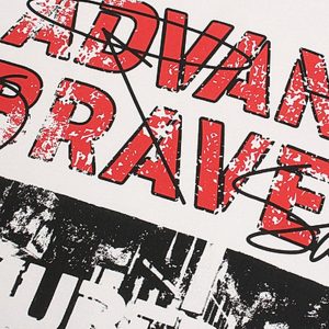 Concert Outfit Bold 'Advance Bravely' Graphic T-Shirt