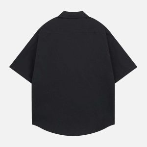 Concert Outfit Bold Letter Graphic Short-Sleeve Shirt