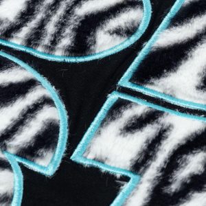 Concert Outfit Bold Zebra Print Graphic T-Shirt