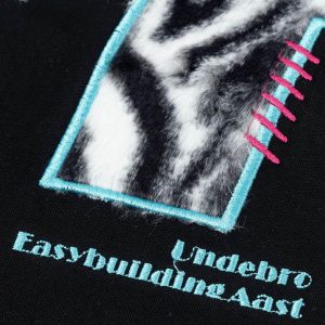 Concert Outfit Bold Zebra Print Graphic T-Shirt