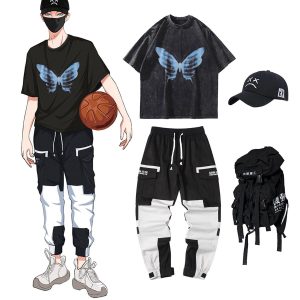 Concert Outfit Bone Butterfly Washed Graphic Tee
