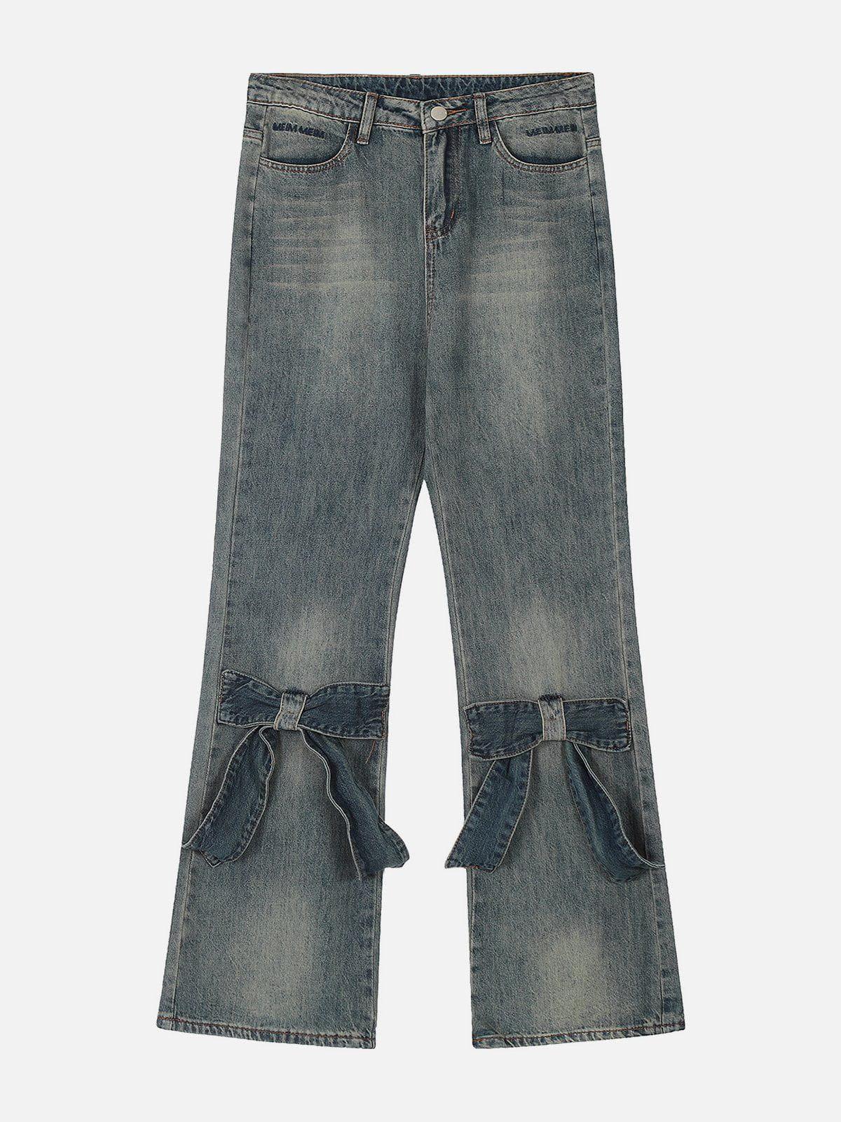 Concert Outfit Bow Decoration Jeans Concert Outfit Bow Decoration Jeans