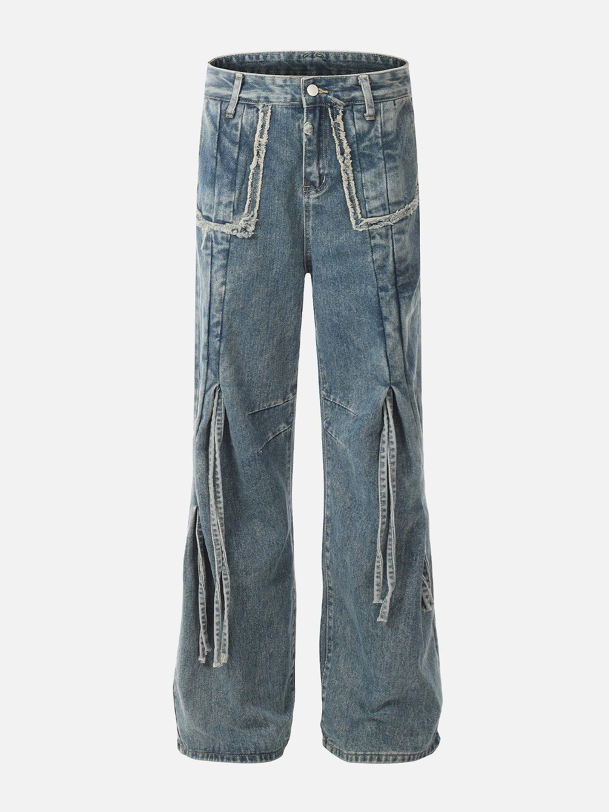 Concert Outfit Bow Fringe Washed Jeans Concert Outfit Bow Fringe Washed Jeans