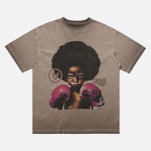 Concert Outfit Boxing Boy Graphic T-Shirt