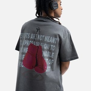 Concert Outfit Boxing Boy Graphic T-Shirt