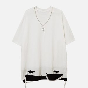 Concert Outfit Broken Chain Decoration Tee