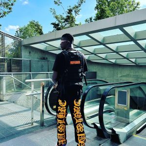 Concert Outfit Burning Text Embroidered Letters Jeans