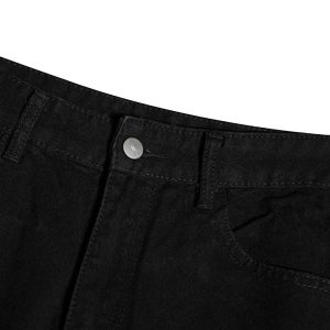 Concert Outfit Burning Text Embroidered Letters Jeans