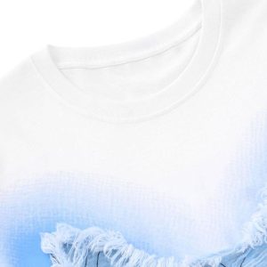 Concert Outfit Butterfly Patch Embroidered Graphic T-Shirt