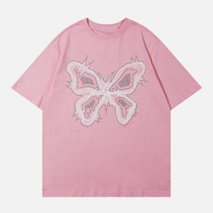 Concert Outfit Butterfly Print Tee