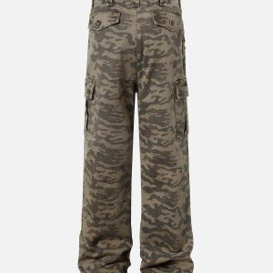 Concert Outfit Camouflage Cargo Pants