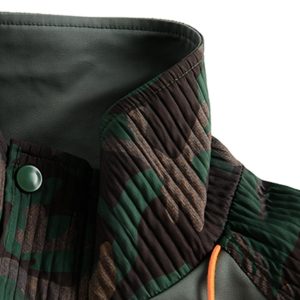 Concert Outfit Camouflage Diamond Patchwork Jacket