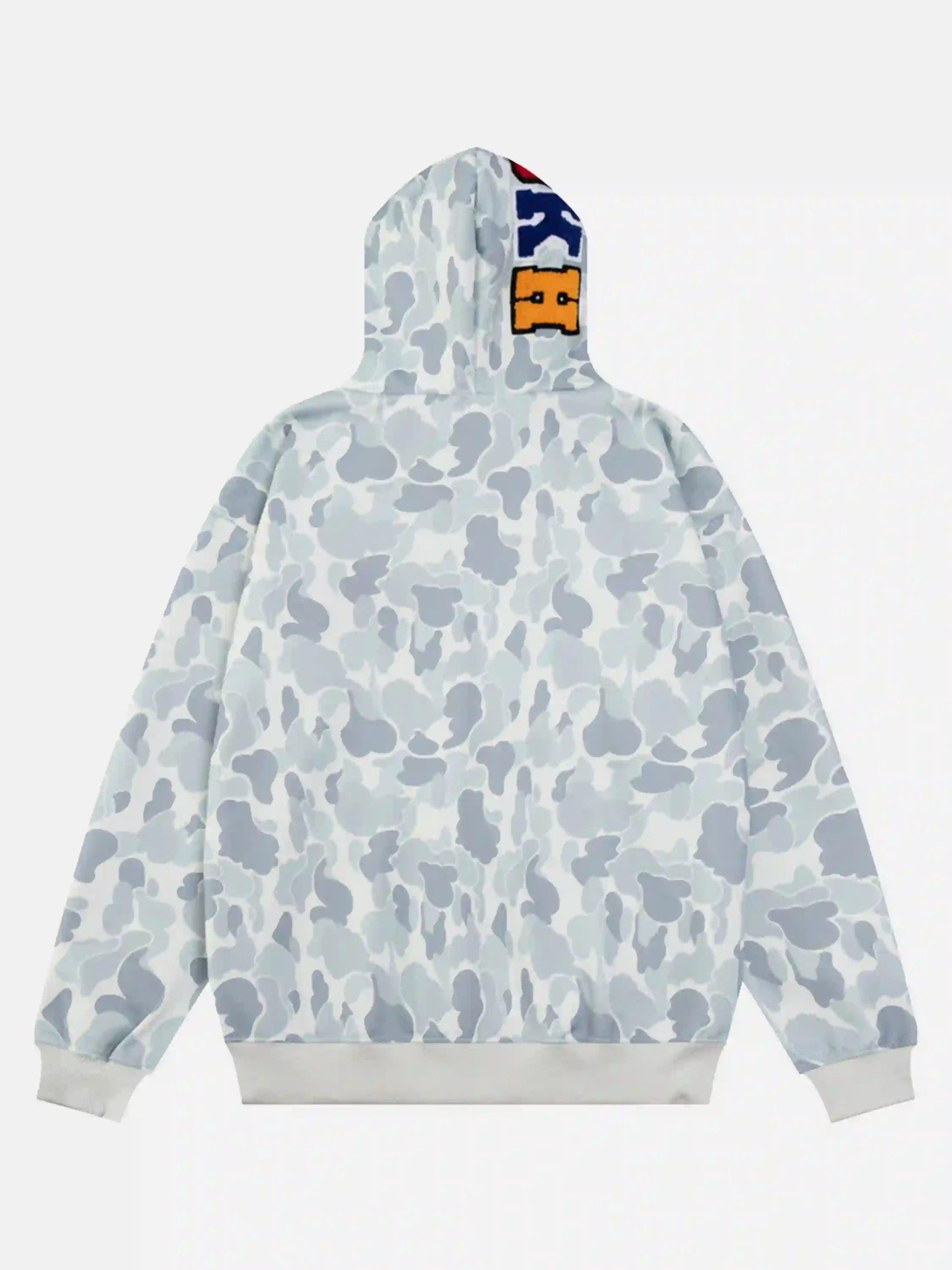 Concert Outfit Camouflage Double Cap Design Hoodie Concert Outfit Camouflage Double Cap Design Hoodie