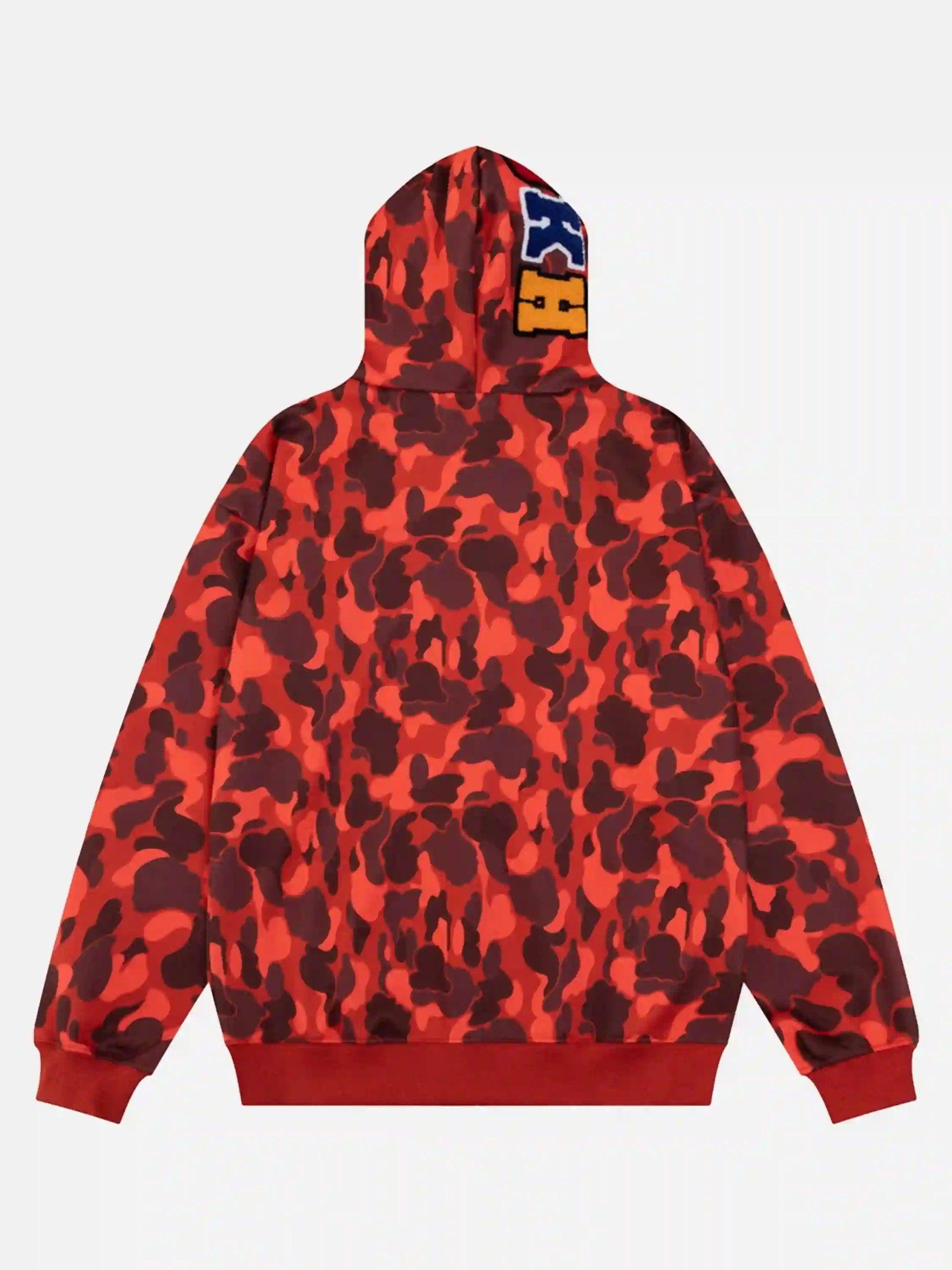 Concert Outfit Camouflage Double Cap Design Hoodie Concert Outfit Camouflage Double Cap Design Hoodie