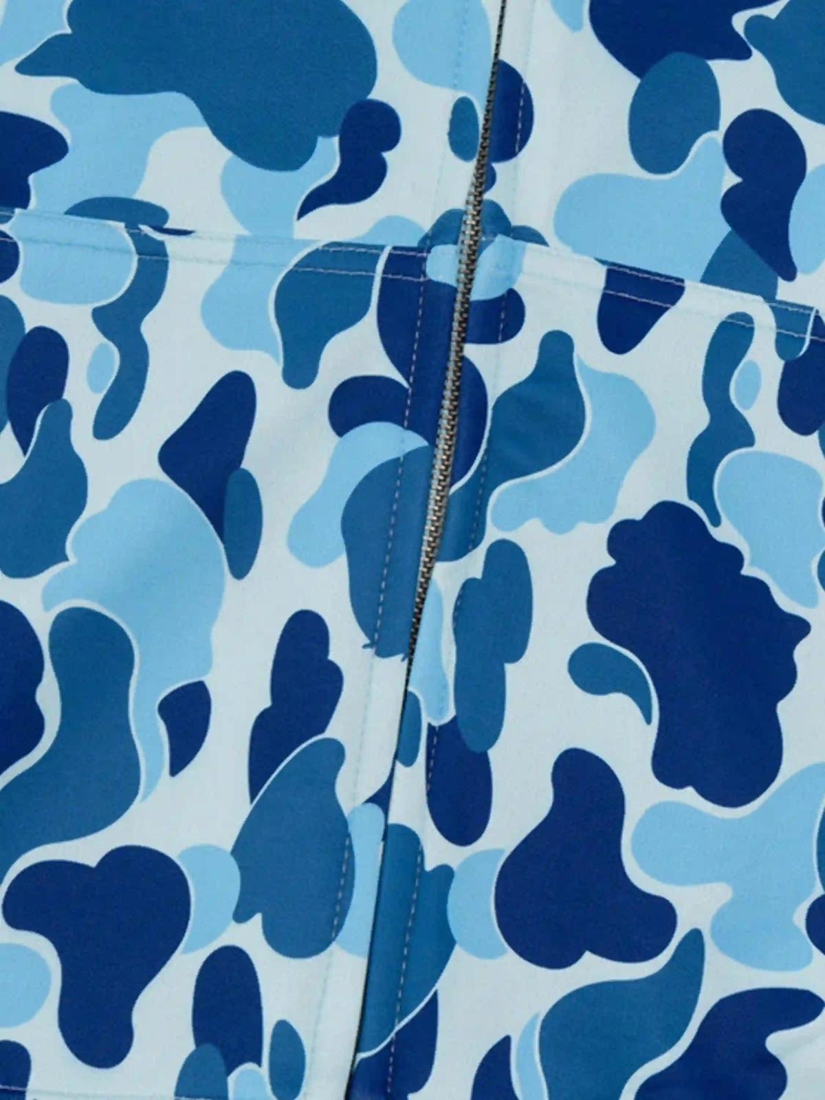 Concert Outfit Camouflage Double Cap Design Hoodie Concert Outfit Camouflage Double Cap Design Hoodie