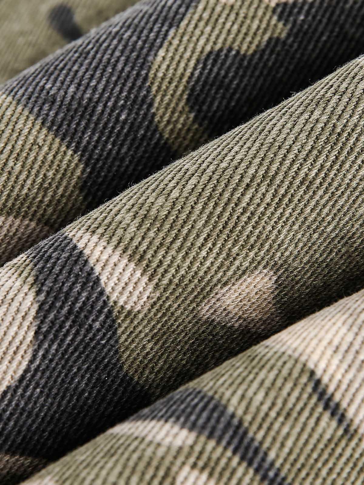 Concert Outfit Camouflage Fur Hooded Jacket Concert Outfit Camouflage Fur Hooded Jacket