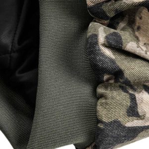 Concert Outfit Camouflage Fur Hooded Jacket