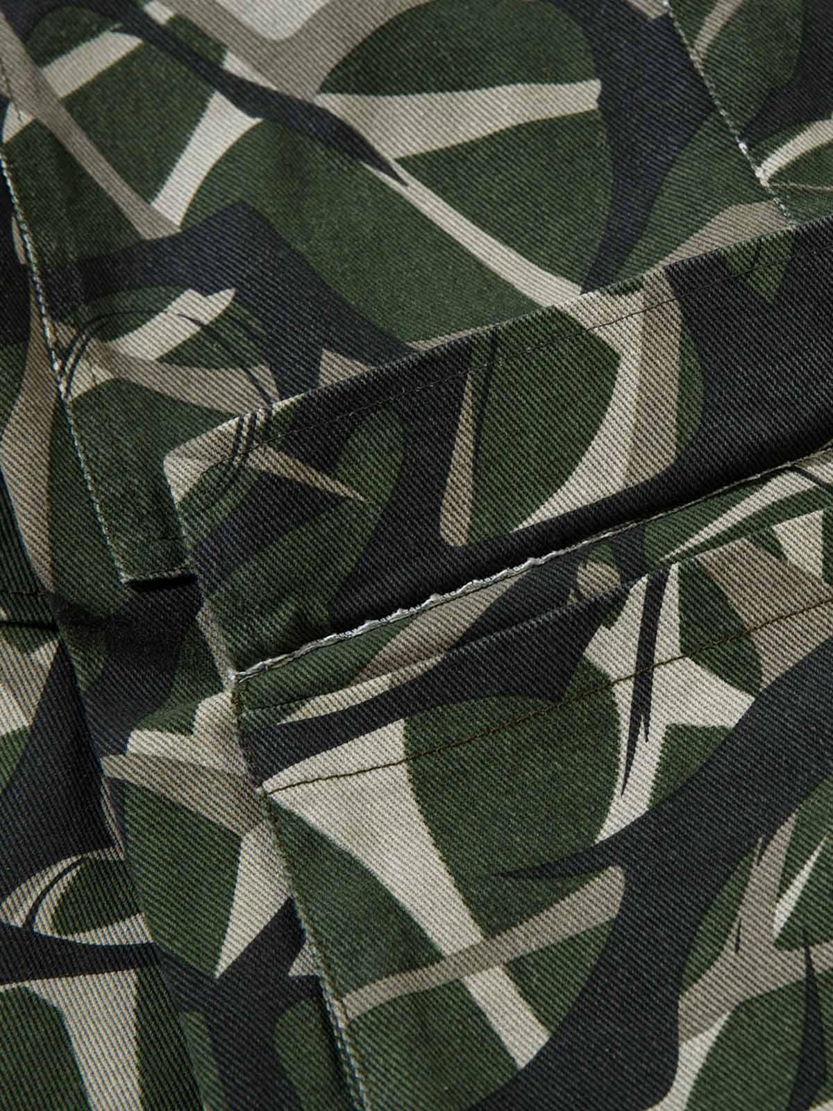 Concert Outfit Camouflage Multi-Pocket Cargo Pants Concert Outfit Camouflage Multi-Pocket Cargo Pants