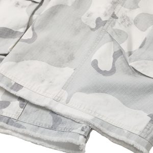 Concert Outfit Camouflage Multi-Pocket Cargo Shorts