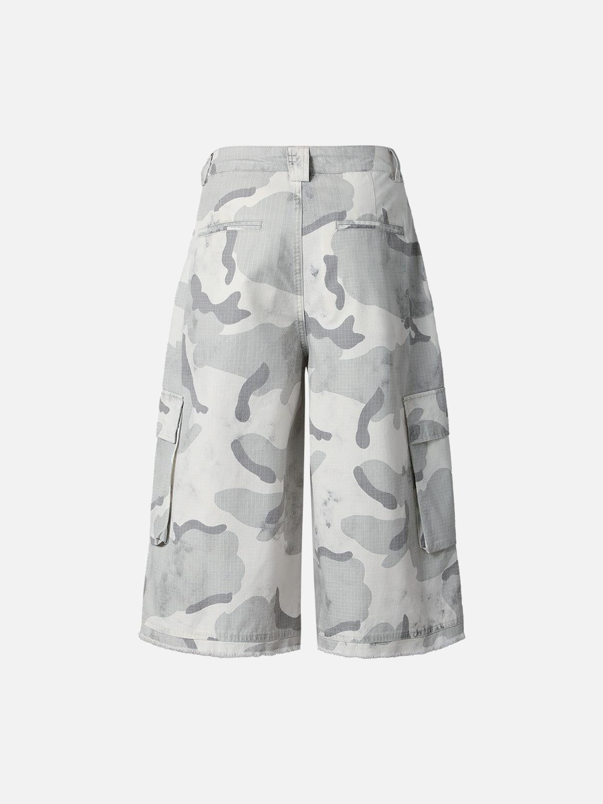 Concert Outfit Camouflage Multi-Pocket Cargo Shorts Concert Outfit Camouflage Multi-Pocket Cargo Shorts