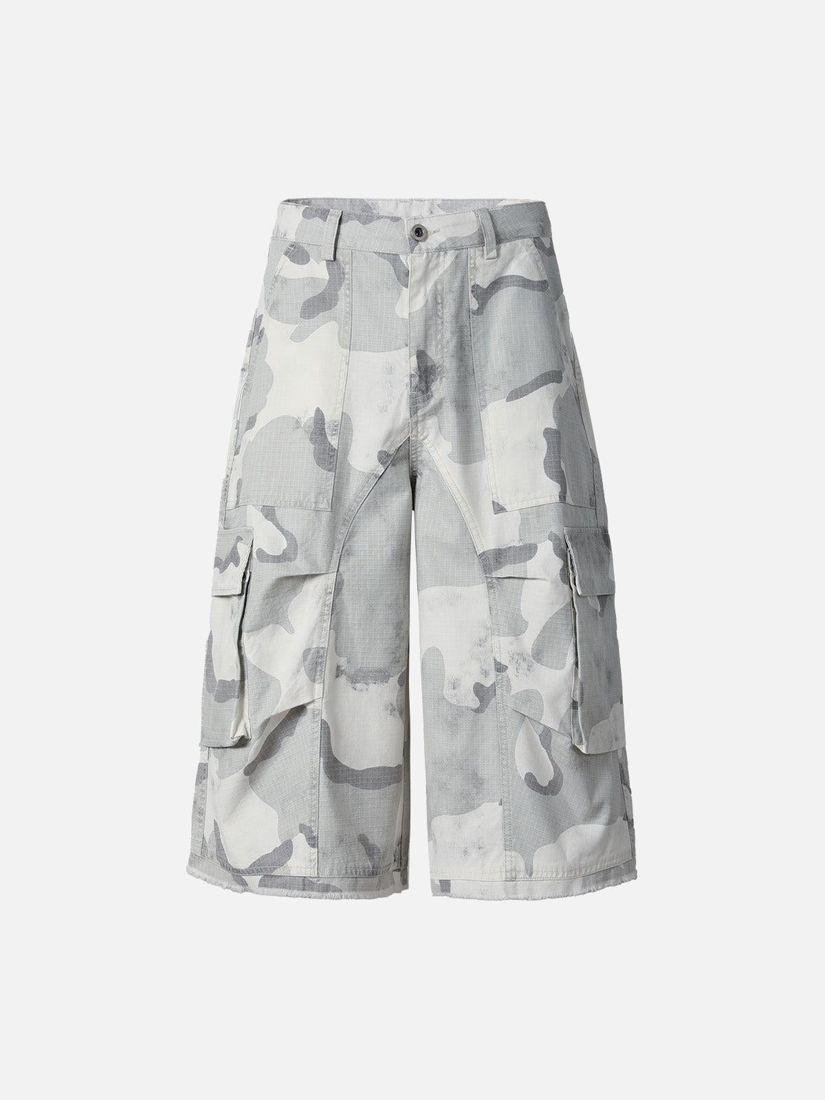 Concert Outfit Camouflage Multi-Pocket Cargo Shorts Concert Outfit Camouflage Multi-Pocket Cargo Shorts