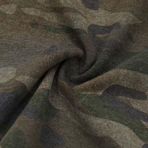 Concert Outfit Camouflage Patchwork Graphic T-Shirt