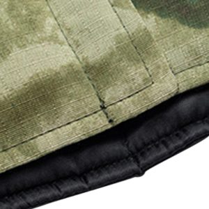 Concert Outfit Camouflage Patchwork Hooded Jacket