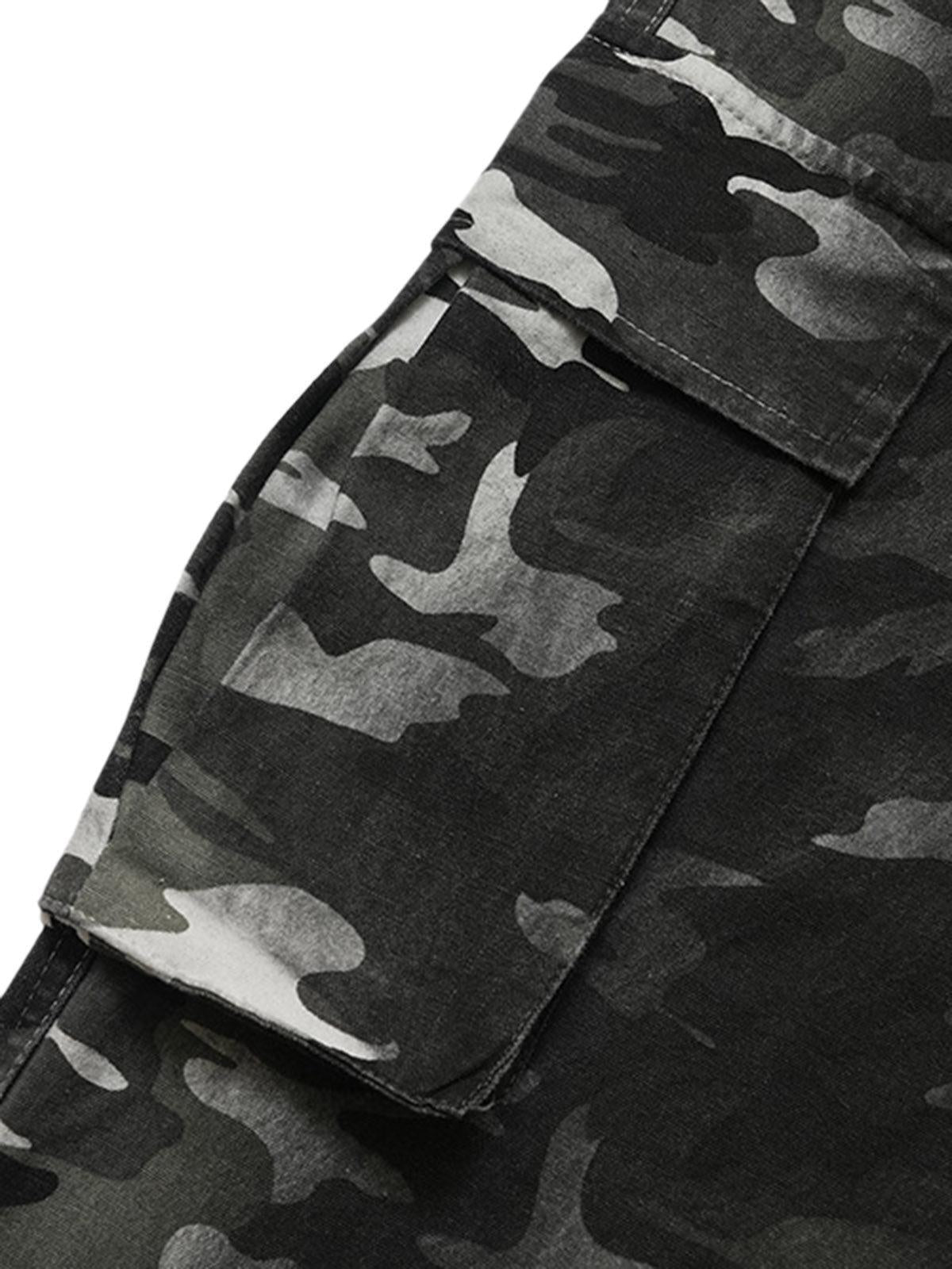 Concert Outfit Camouflage Retro Multi-Pocket Cargo Pants Concert Outfit Camouflage Retro Multi-Pocket Cargo Pants